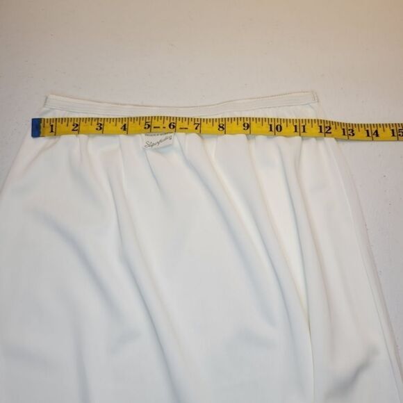 SLIPERFECTION Vintage Slip Skirt Cottagecore Lace Hem - Picture 9 of 12